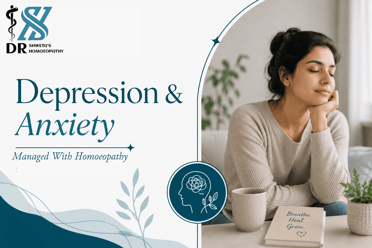 Depression & Anxiety Managed With Homoeopathy
